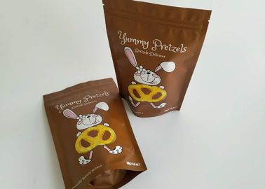 Túi đựng thực phẩm chân không của SGS, túi đứng lên dây kéo cho cà phê sô cô la Cookie trà bột protein